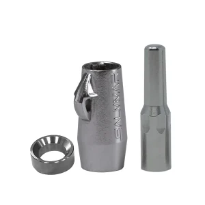 KIT SCORRISAGOLA MIM 7MM INOX + CODOLO 45°+ RONDELLA