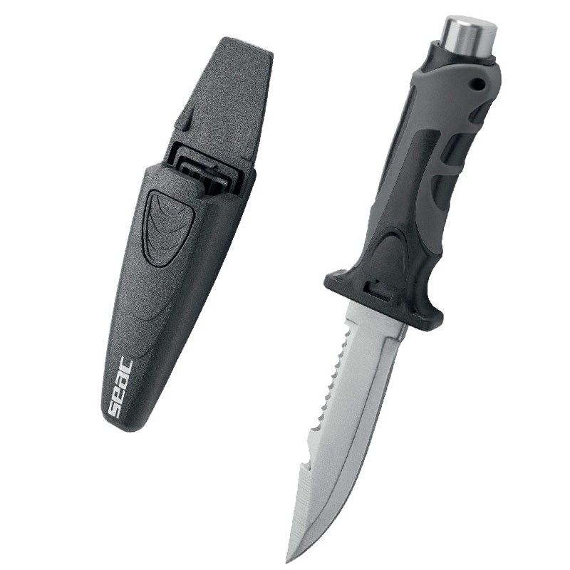 COLTELLO SUB HAMMER NERO SEAC