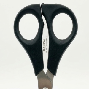 FORBICE CON MANICO NERO ACCIAIO INOX BANZAI