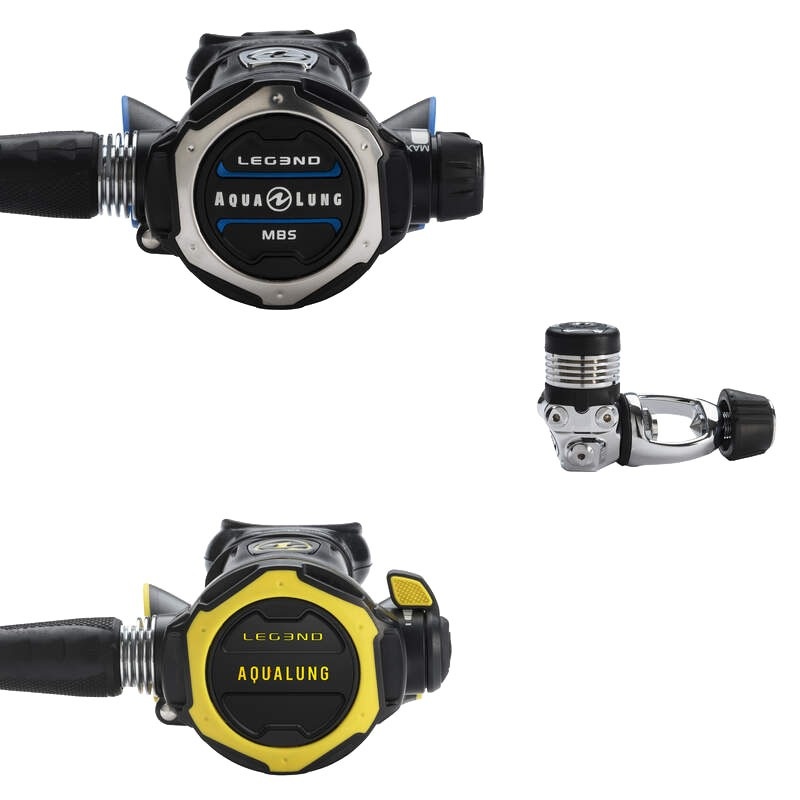 EROGATORE PACK LEG3ND+MBS + OCTOPUS NERO GIALLO AQUALUNG
